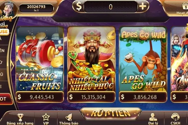 Thế giới slot game và bắn cá đa dạng tại ev88 bet